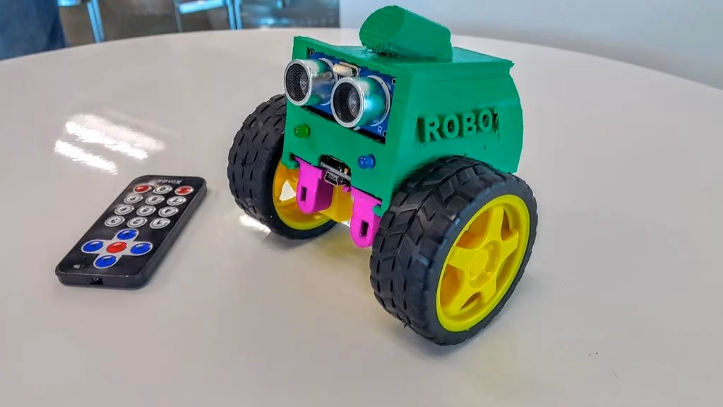 ROBO robotics kit — build photo 2