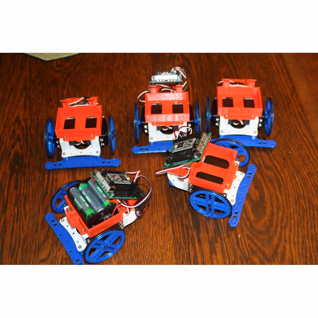SOCCERBOT robotics kit — build photo 1